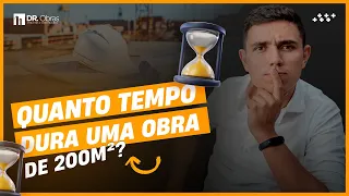 QUANTO TEMPO LEVA PRA CONSTRUIR UMA CASA? | DR. OBRAS