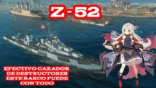 Wows Blitz En Español - Destructor Z-52 - Reseña, Gameplay