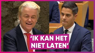Geert Wilders zet Rob Jetten voor schut