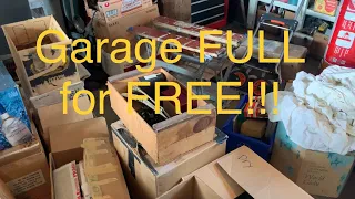 FREE Garage FULL of estate collectibles, just get it out of here!
