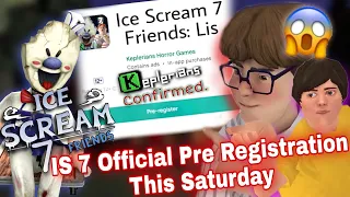 Ice Scream 7 Lis Official Pre Registration Date Coming This Saturday !! || Ice Scream 7