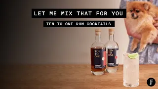 Travel Away With Ten To One Rum Cocktails | Let Me Mix That For You