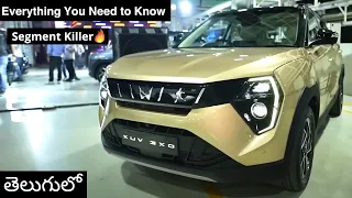 Mahindra XUV 3XO 2024 | Explained in Detail with Features, Price & Variants in Telugu | Best 4M SUV?
