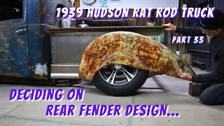 Building Custom Rear Fenders for the Hudson Rat Rod - Part 1