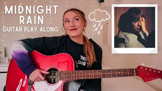 Taylor Swift Midnight Rain Guitar Play Along NO CAPO - Midnights // Nena Shelby