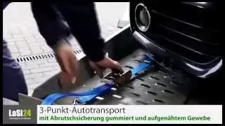 Ladungssicherung - 3-Punkt-Autotransportgurt