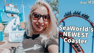Ice breaker SeaWorld Orlando's NEW Coaster POV | Riding Front Row on ALL FOUR Rollercoasters