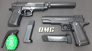 Full Metal C.6 Colt Pistol | Best Super Power C.19 Beretta Airsoft Gun Toys