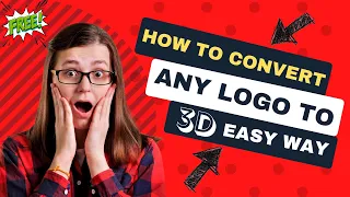 How To Convert 2D logo to 3D on Mobile Phone using Photopea