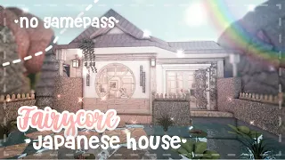 Minami Oroi Bloxburg Speedbuild and Tour - No Gamepass Fairycore Japanese Family Home - July 26 2021