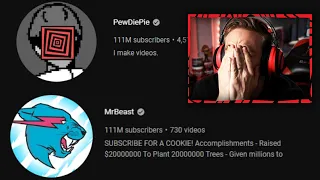 PewDiePie REACTS TO MRBEAST BEATING HIM IN SUBSCRIBERS!