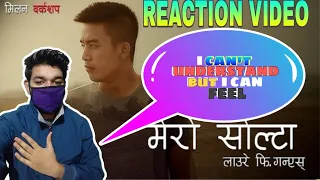 Indian first time listening 🇮🇳❤️🇳🇵LAURE - MERO SOLTA FEAT. GUNACE | Reaction by SASTA Reaction