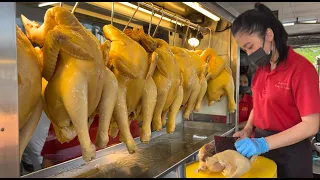 Vegetable Garden Chicken Wonton Rice Noodles, Malaysia  cuisine......