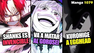 SHANKS DESTROZA a KID y va por LUFFY | KUROHIGE en EGGHEAD | ONE PIECE 1079