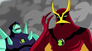 Ben turns Gwen and Kevin into Jetray and Diamondhead , Ben 10 Ultimate Alien Episode 44