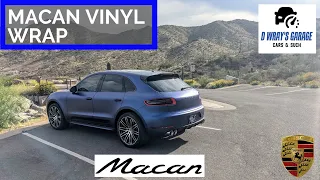 It's a Wrap! Porsche Macan Full Vehicle Wrap - Matte Trenton Blue - KPMF