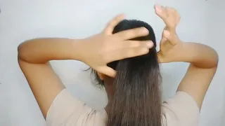 Simple Hairstyle Video || Easy Girls Hairstyle for Beginners || Long Hair Hairstyle Easy and Trendy