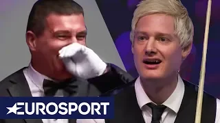 Arena Left STUNNED by Five Seconds of Ridiculous Snooker! | London Masters 2020 | Eurosport