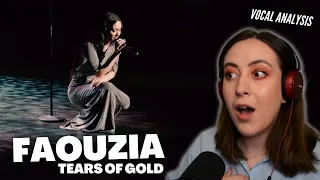 FAOUZIA Tears Of Gold (Live) | Vocal Coach Reacts (& Analysis) | Jennifer Glatzhofer