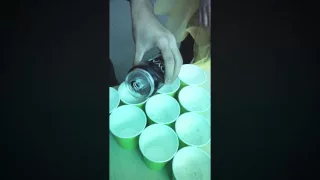 Physics with beer pong
