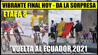 RESUMEN 8 ETAPA 🔴 VUELTA al ECUADOR 2021 Richard CARAPAZ VIBRANTE FINAL HOY