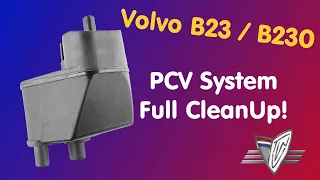 How To Clean your Volvo B23 B230 PCV System! Volvo 240 740 940