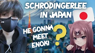 SchrodingerLee Finally in Japan ... He gonna meet Enoki ?