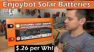 Dirt Cheap Lithium Batteries: Enjoybot LiFePO4 for $.26 per Wh