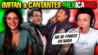 🇪🇸 ESPAÑOLES se SORPRENDEN con IMITACIONES de CANTANTES MEXICANOS 🇲🇽 *¿Lo hacen bien?* *REACCION*