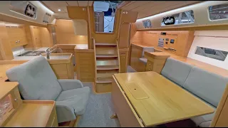 Hallberg-Rassy 40C interior walk through