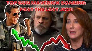 Top Gun Maverick Box Office SOARING! About to Pass The Last Jedi! Patriotism TRUMPS Woke Star Wars!
