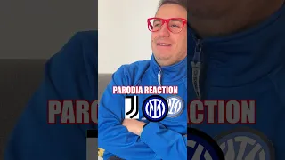 JUVENTUS INTER 1 A 1 - PARODIA REACTION - Alessandro Vanoni #shorts #calcio #parodia