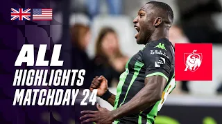 ALL HIGHLIGHTS MATCHDAY 24 👀⚽ Jupiler Pro League 23-24