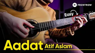 You can't MISS this Song if you Play Guitar 😱 |  Aadat Tutorial with TRICK to Crack BARRE CHORDS