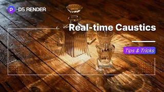 How to Create Realistic Caustics in Rendering | Glassware, Be Water Lamp, Swimming Pool