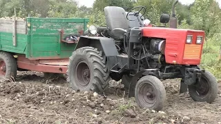 Detailed review of homemade tractor with D-21 engine