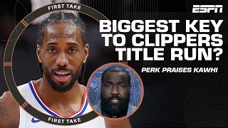 Perk says Kawhi Leonard would be the reason Clippers win the title this season 🏆 | First Take