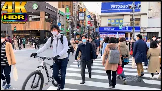 【4K HDR】Tokyo Kagurazaka (神楽坂) Walking Street  - Japan Walk