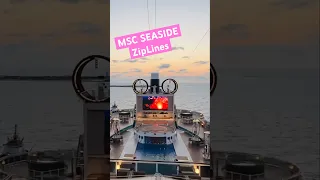 MSC SEASIDE Early morning view.