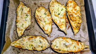 Delicious stuffed eggplant! easy and quick recipes!