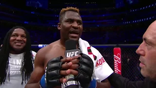 UFC 218: Francis Ngannou Octagon Interview