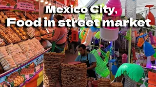 Mexico city, with incredible food in the street markets, flavors, colors and atmosphere.