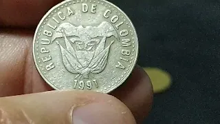 50 Pesos 1991 Colombiano🇨🇴