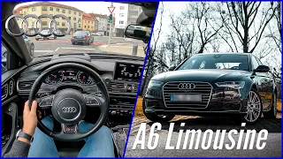 2016 Audi A6 [3.0 | 320HP] V6 Limousine - POV City Test Drive | Infotainment | Sound System