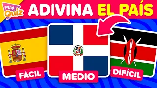 ¿Cuál es tu nivel adivinando Banderas? 🌎🤔🧠 | Cultura General - PlayQuiz Trivia - Geografía