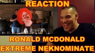 Ronald McDonald Extreme Neknominate Reaction