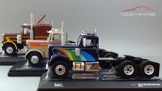 Стиляги: масштабные модели седельных тягачей Kenworth, Peterbilt, Freightliner, Mack от IXO Models