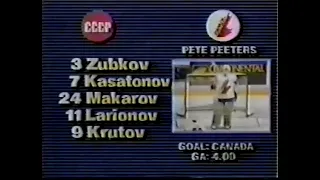 1984 Canada Cup - Team Canada vs Team Soviet Union (9/13/84)