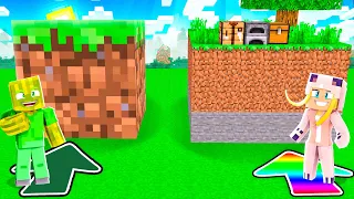 1 Block Base vs. 1 Chunk Base ✿ Minecraft