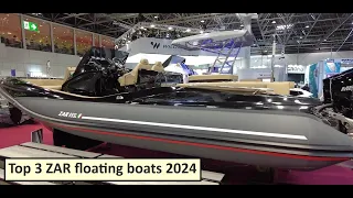 Top 3 ZAR inflatable boats 2024